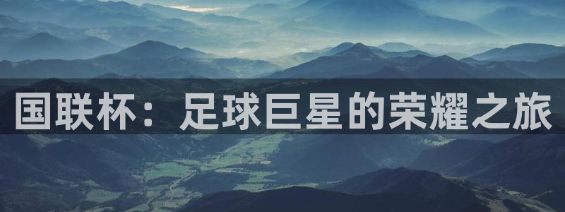 世界杯直播免费观看：国联杯：足球巨星的荣耀之旅